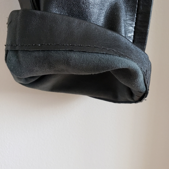 Promod Vintage Leather Slim fit Straight Leg Trouser Pants Super Soft W-Size 30 - Picture 8 of 8